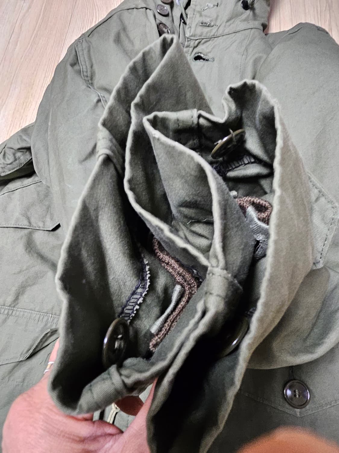 미군오리지날 M-1947 미해병대 장진호파카 상품이미지9