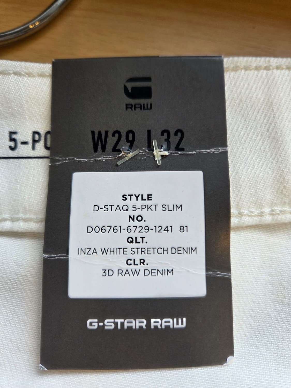 G-STAR RAW 화이트 데님 팬츠(W29/L32) 상품이미지7
