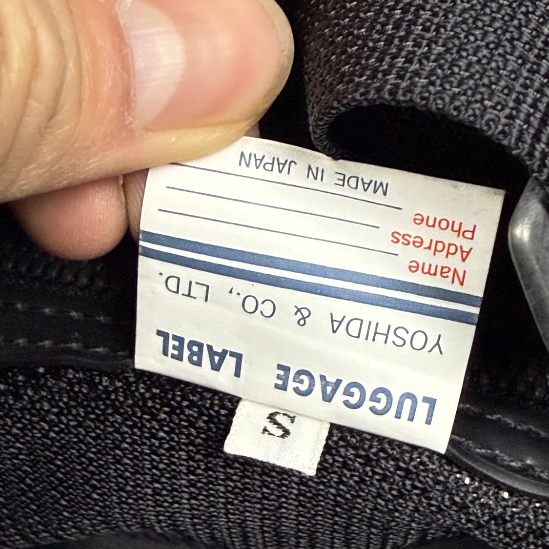 요시다포터 러기지라벨 뉴라이너 메신저백 블랙 상품이미지9