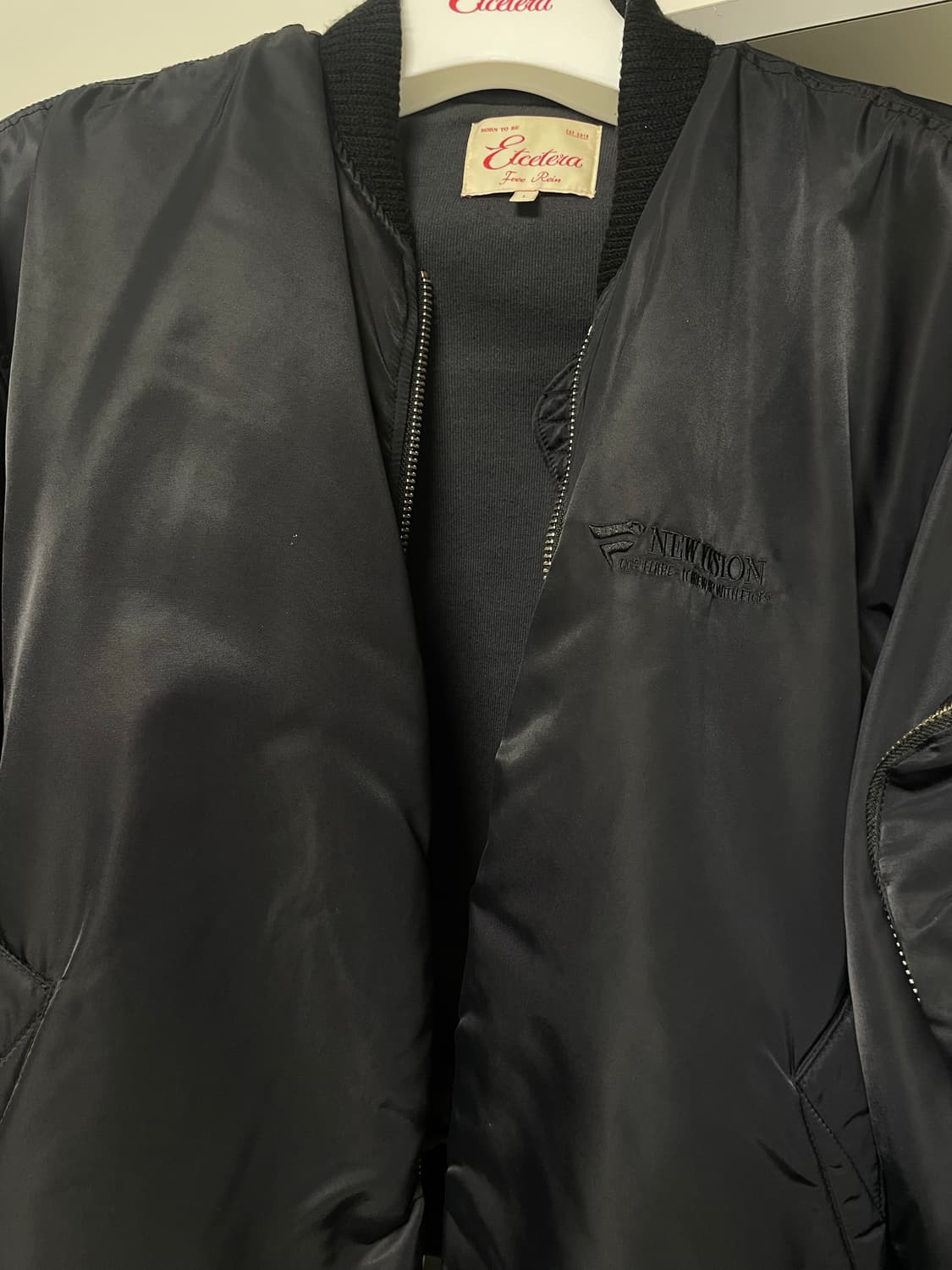 ETCE 리버시블 봄버 BLACK L 상품이미지2