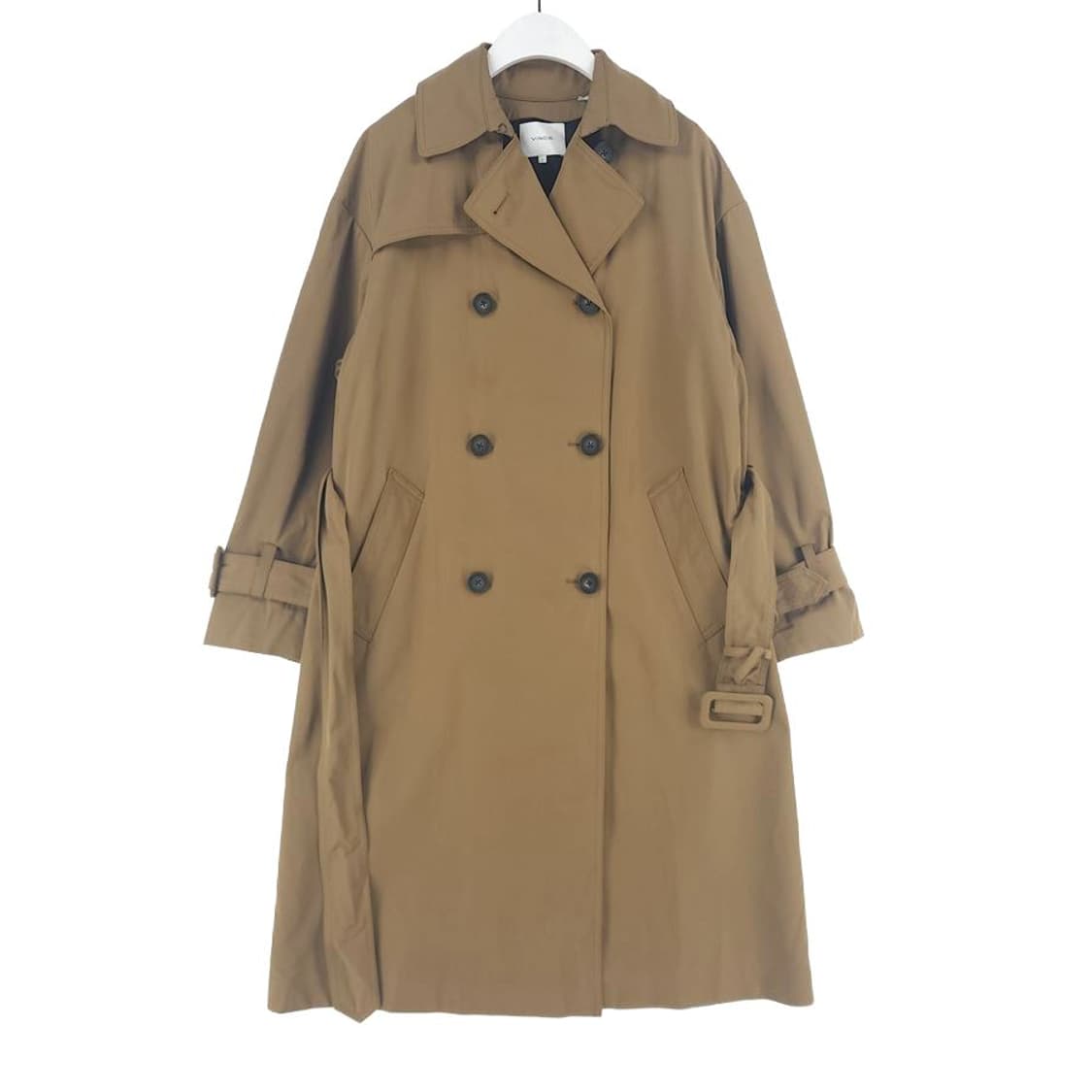 [여S]빈스 더블 트렌치 코트[Y63-158]/레이디블루 상품이미지1