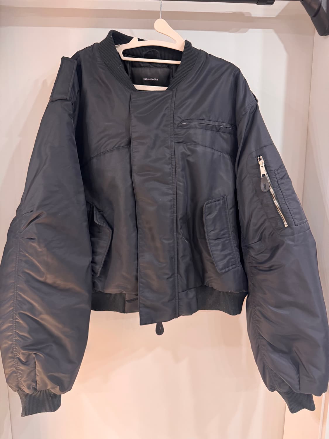 엔타이어 스튜디오 A-2 봄버 자켓 L 상품이미지1