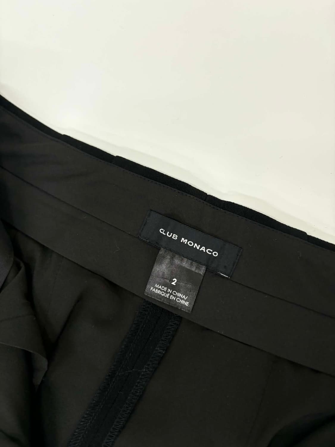 [2] CLUB MONACO 클럽 모나코  한섬 23년 신형 블랙 슬랙스 상품이미지3