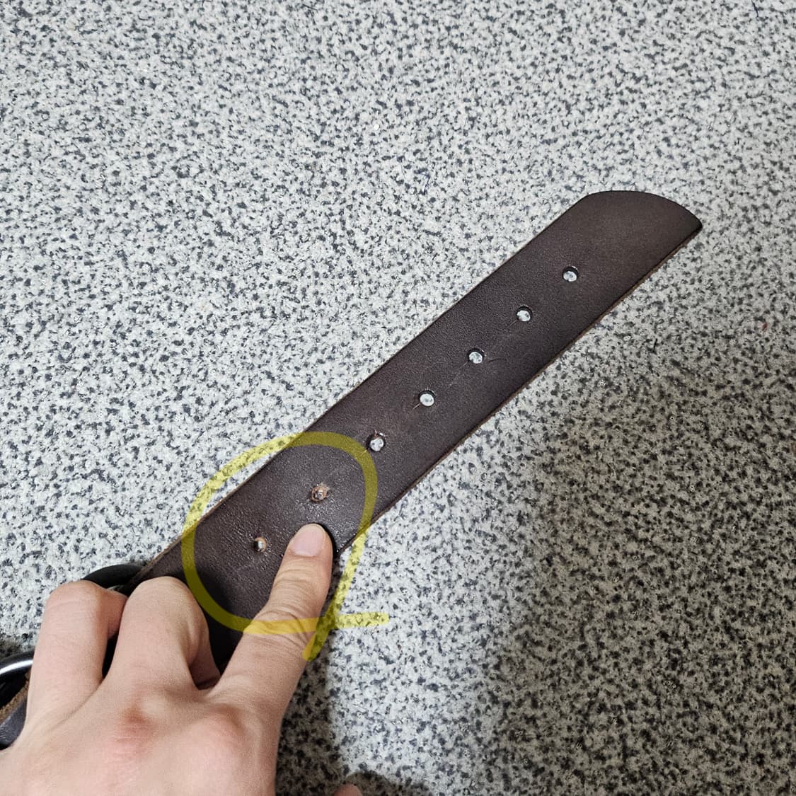 데님앤서플라이 랄프로렌 링 레더 벨트.폴로 POLO 상품이미지10