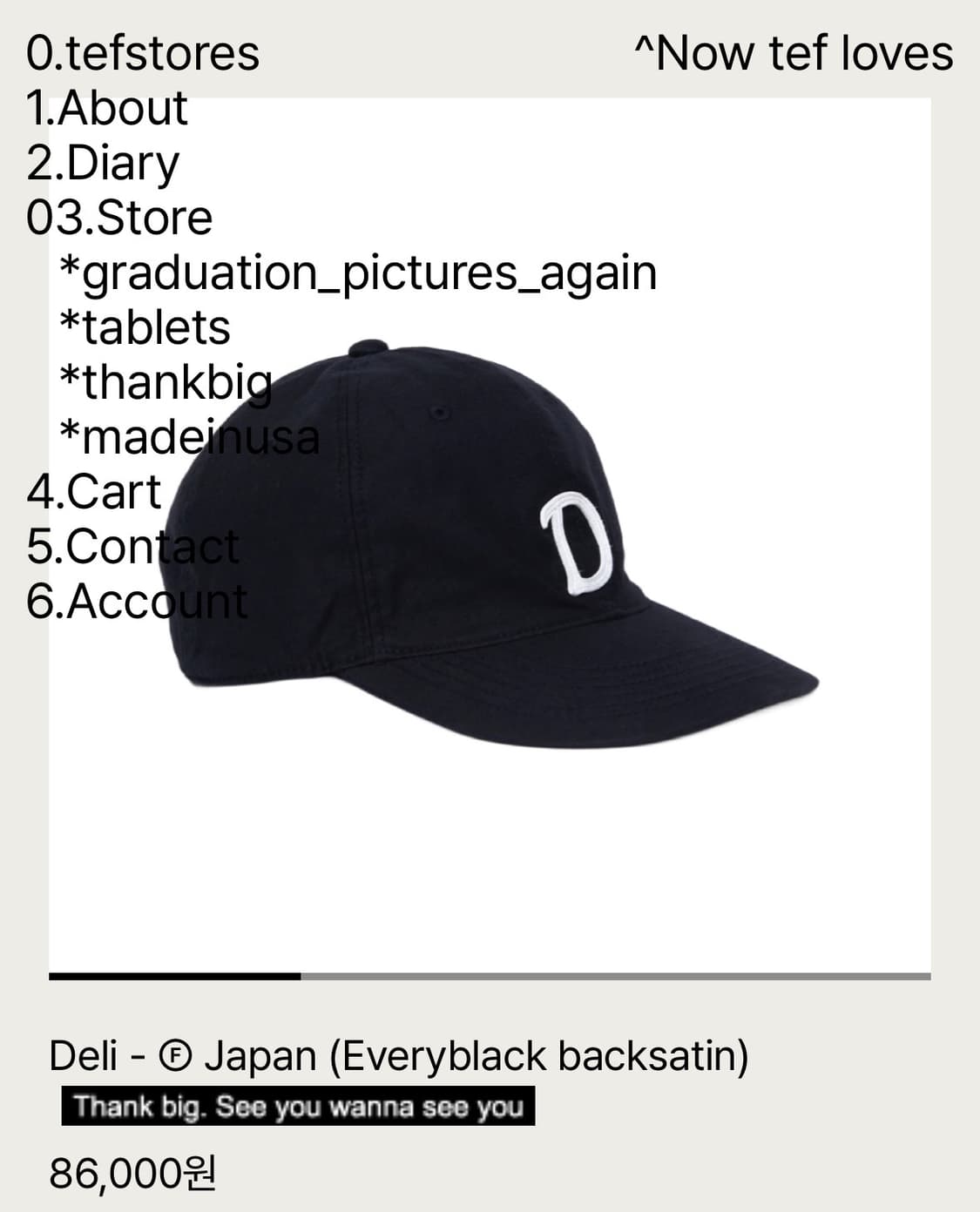 택포) 테프스토어즈 모자 라지 상품이미지1