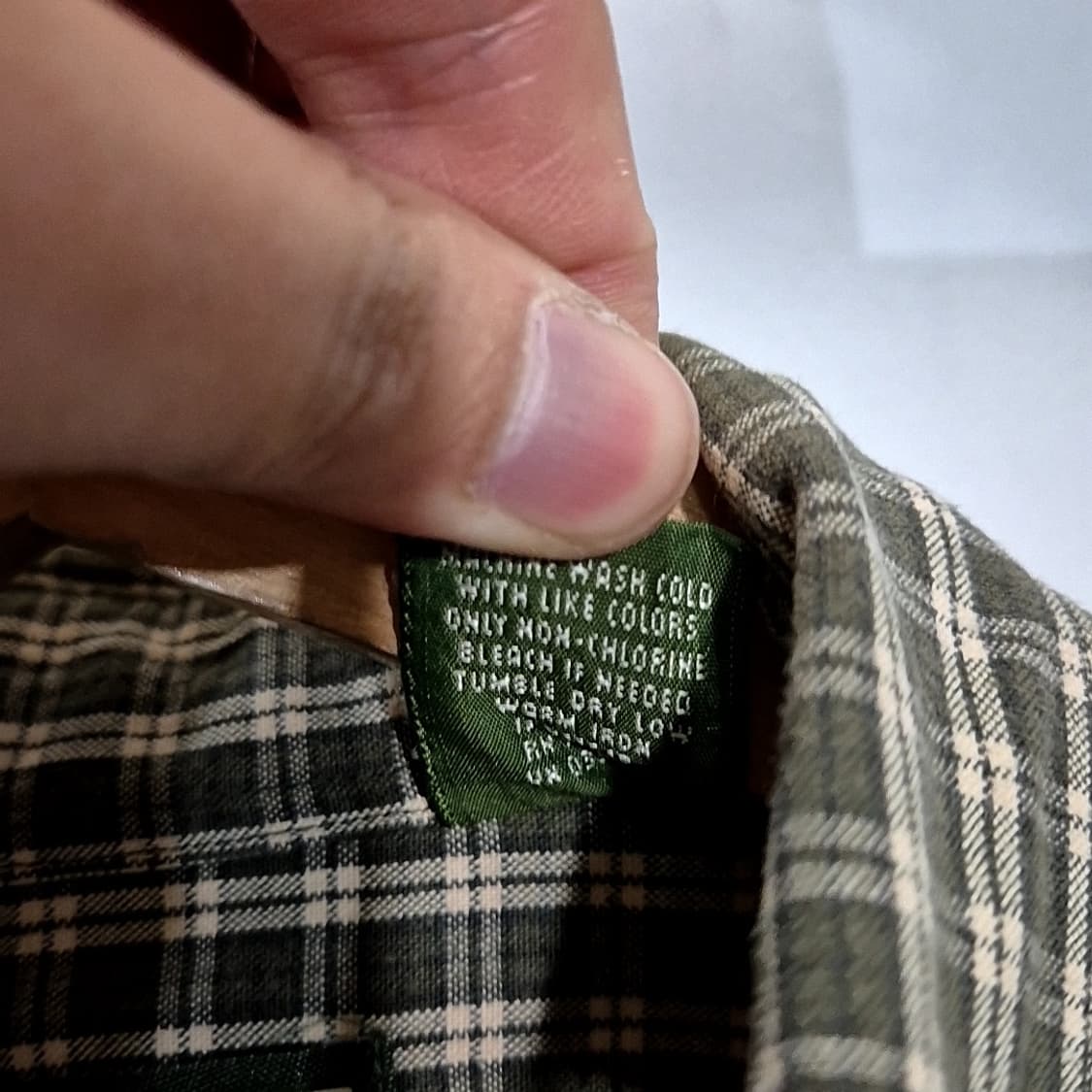 L.L.Bean 체크 반팔 셔츠 상품이미지4