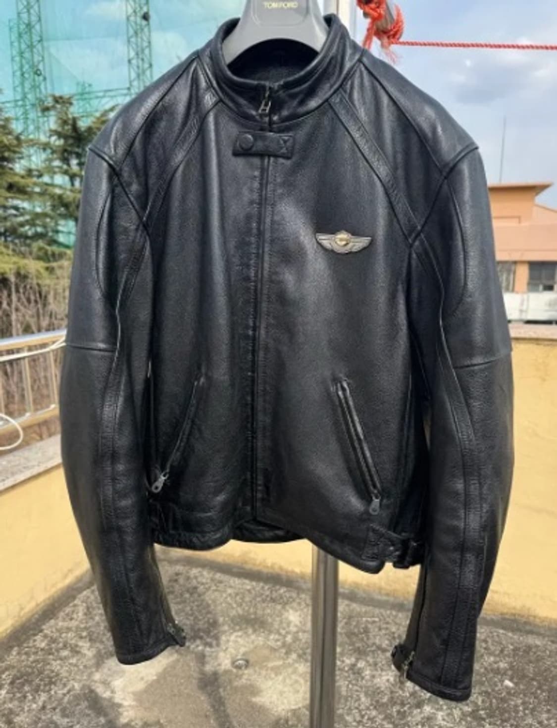 할리데이비슨 100주년 레이싱 레더 바이커 가죽 자켓 샘플 L 상품이미지1