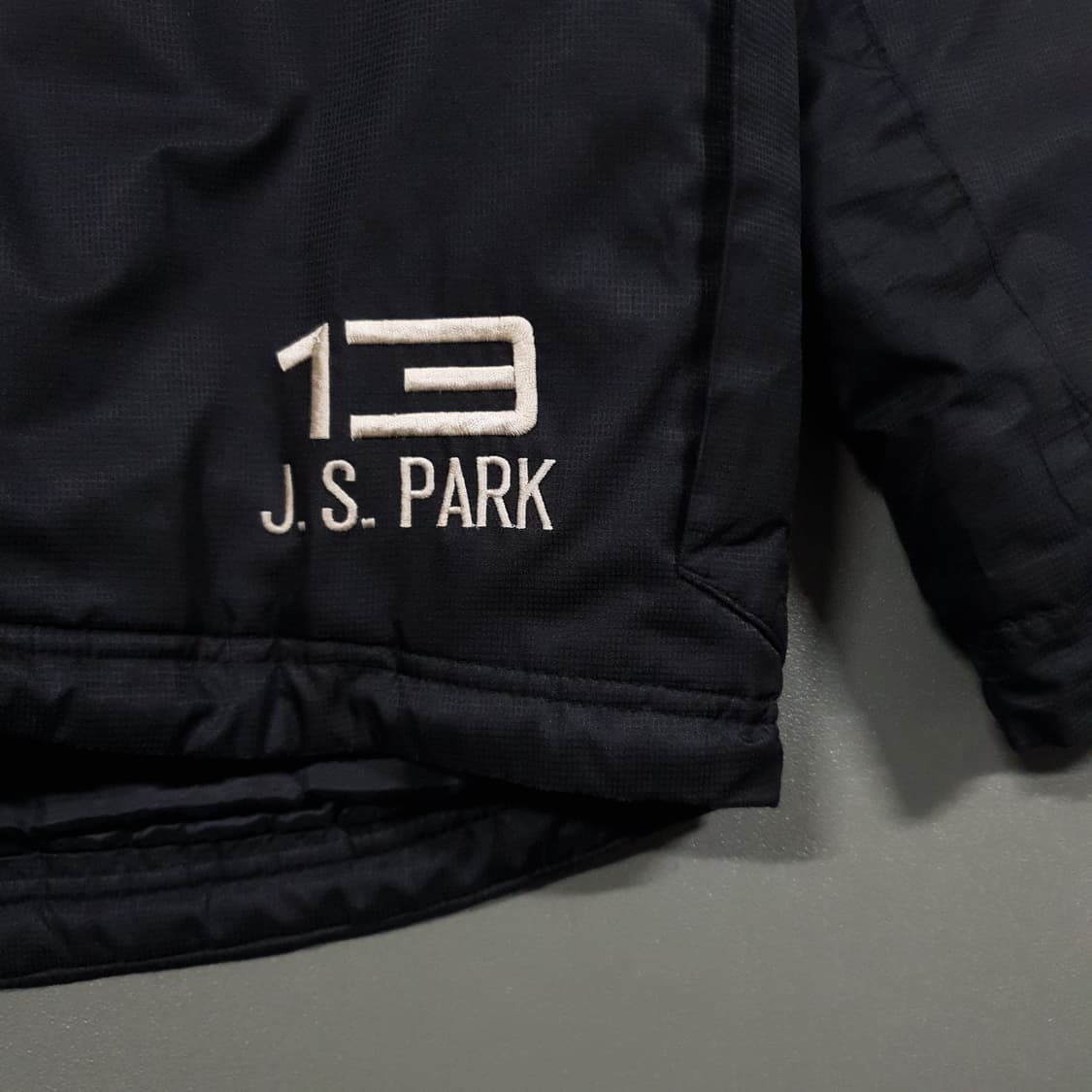 실측 L (100) 나이키 00s 맨유 박지성 후드 자켓 패딩 점퍼 블랙 상품이미지4