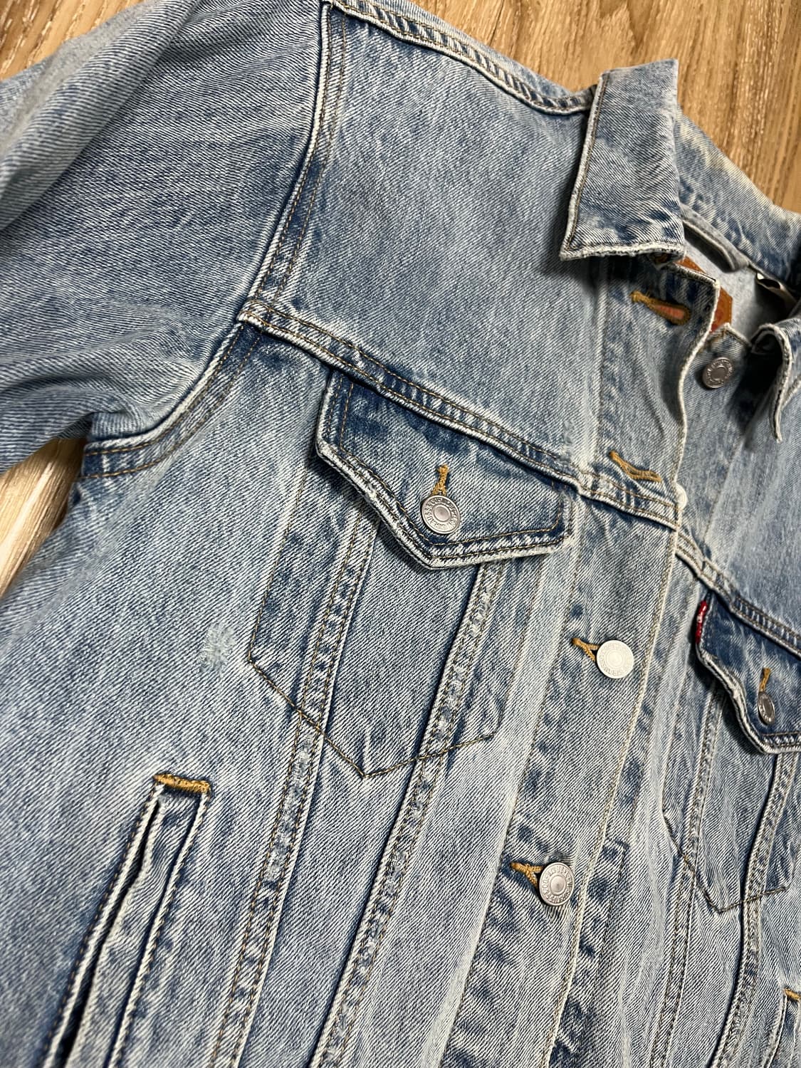 리바이스 엑스보이프렌드 트러커 데님자켓 상품이미지4