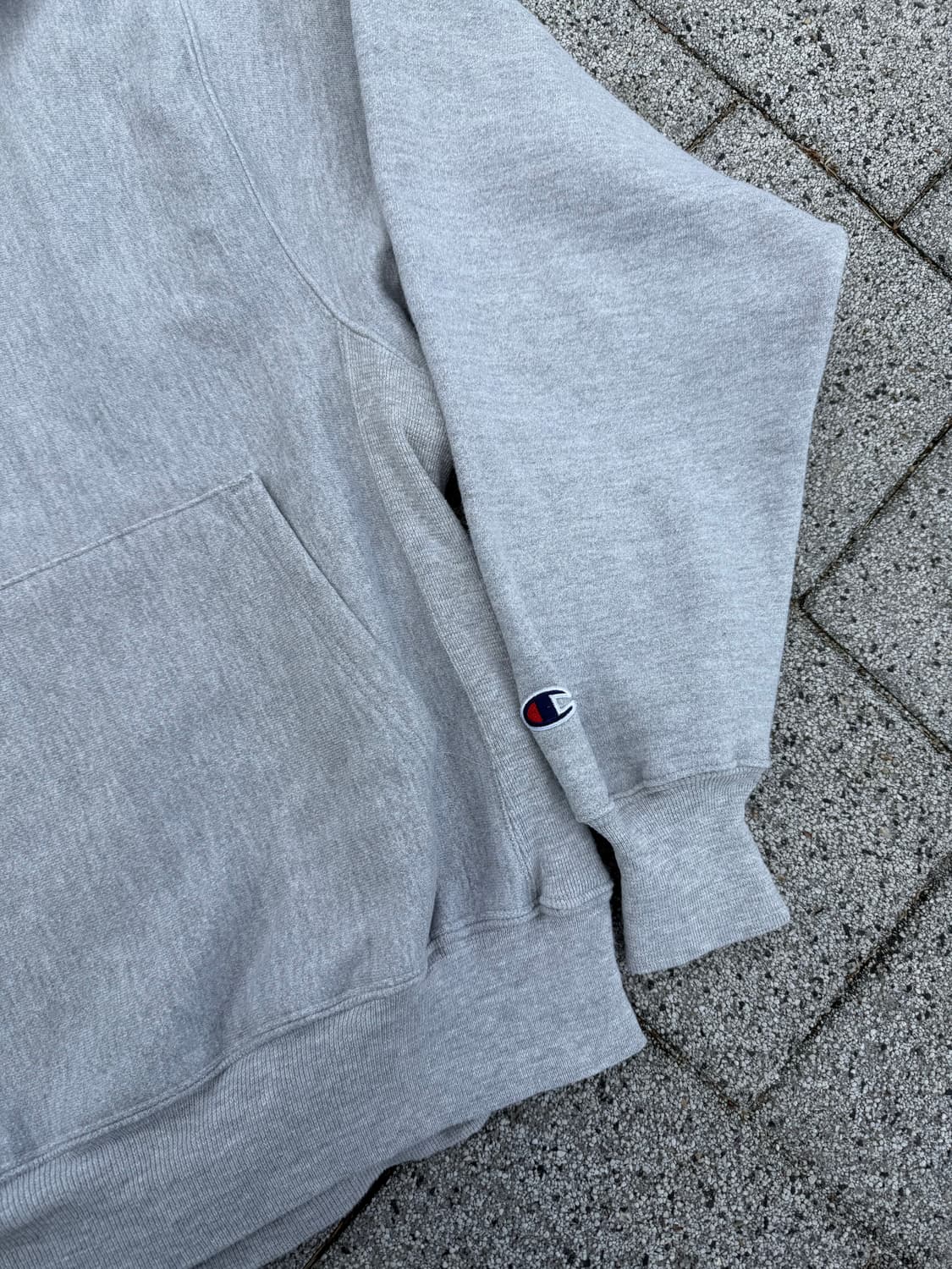 90-00s Champion 리버스위브 C로고 후디 상품이미지2