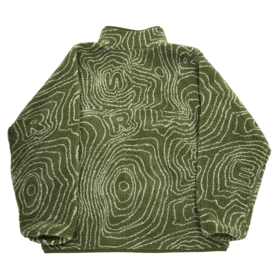 LORES 로어스 컨투어 플리스 후리스 자켓 올리브그린 카키 L 상품이미지3