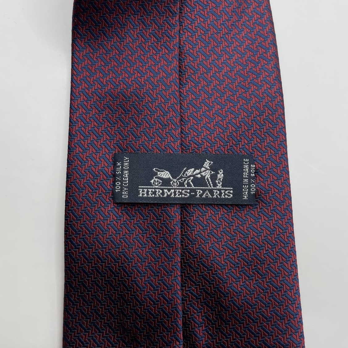 626) 에르메스(HERMES) 패턴 넥타이 상품이미지5