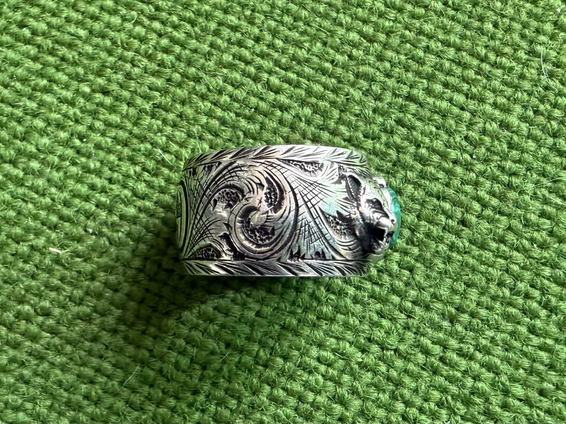 구찌 가든 펠린 헤드 실버 반지 A++급 상품이미지4