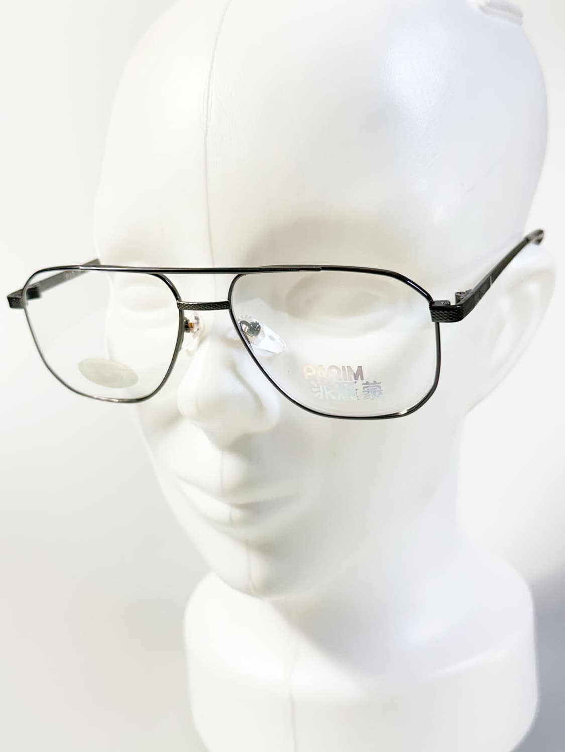 90s PARIM 건메탈 보잉 스퀘어 프레임 빈티지 안경 상품이미지8