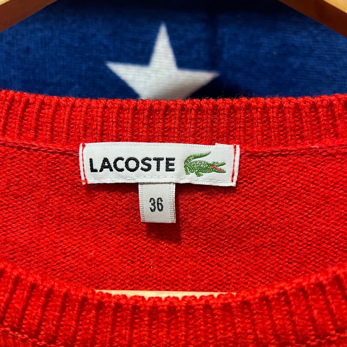 라코스테 니트 레드 상품이미지3