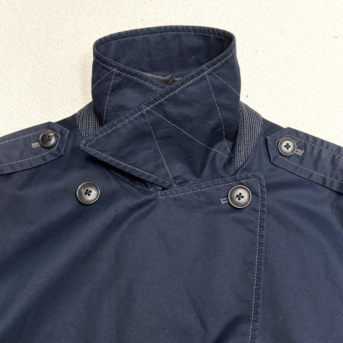 POLO 코튼 더블 브레스티드 코트 M 상품이미지4