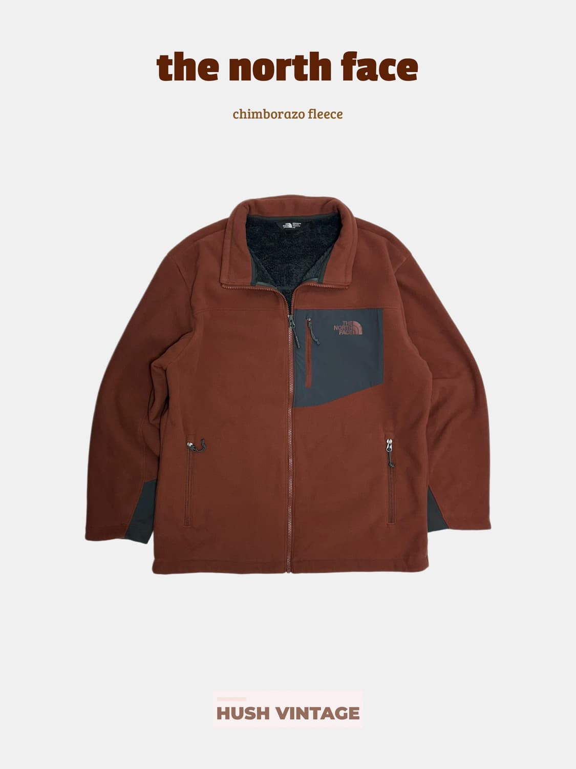 노스페이스 chimborazo 셰르파 플리스 후리스 자켓 상품이미지1