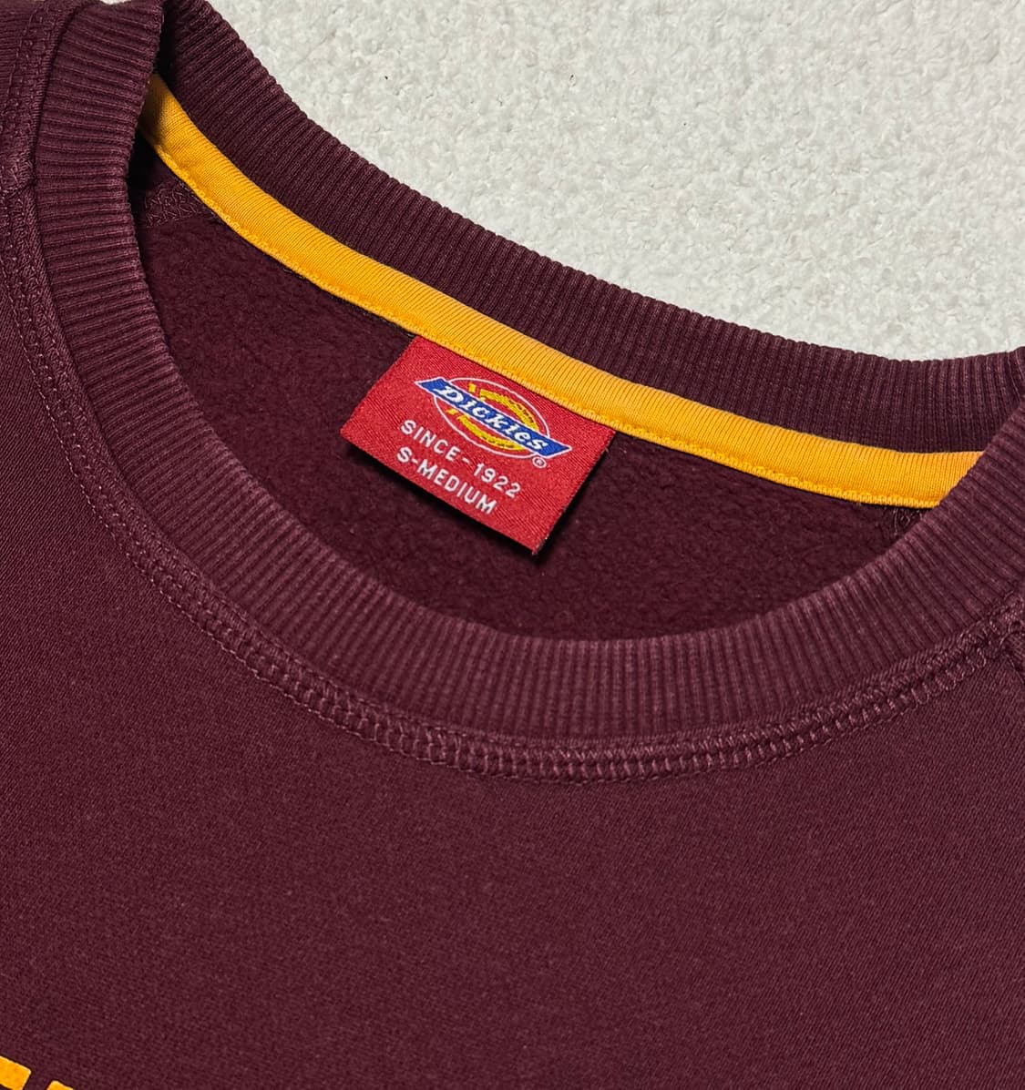 디키즈 버건디 맨투맨 상품이미지4