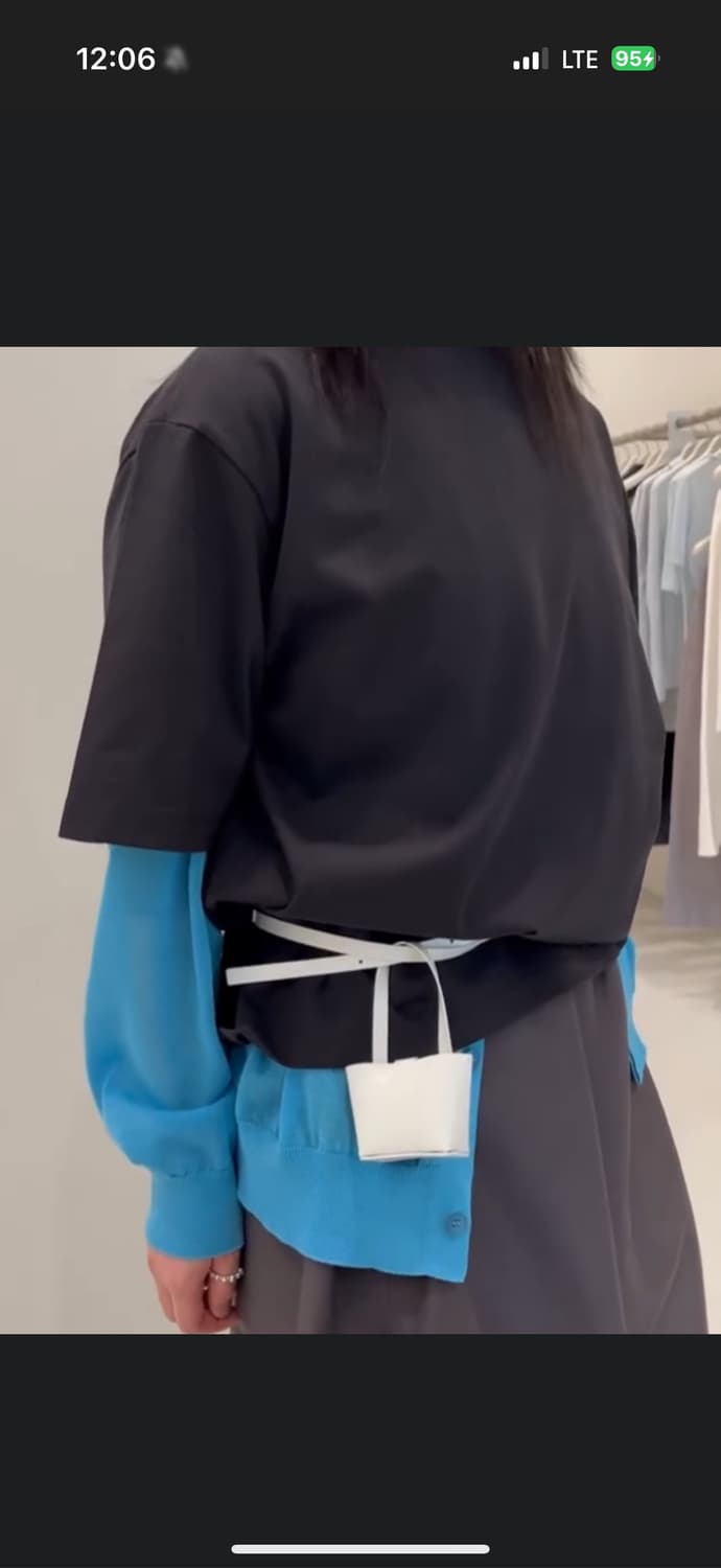 아모멘토 시어라운드 가디건 L 상품이미지2