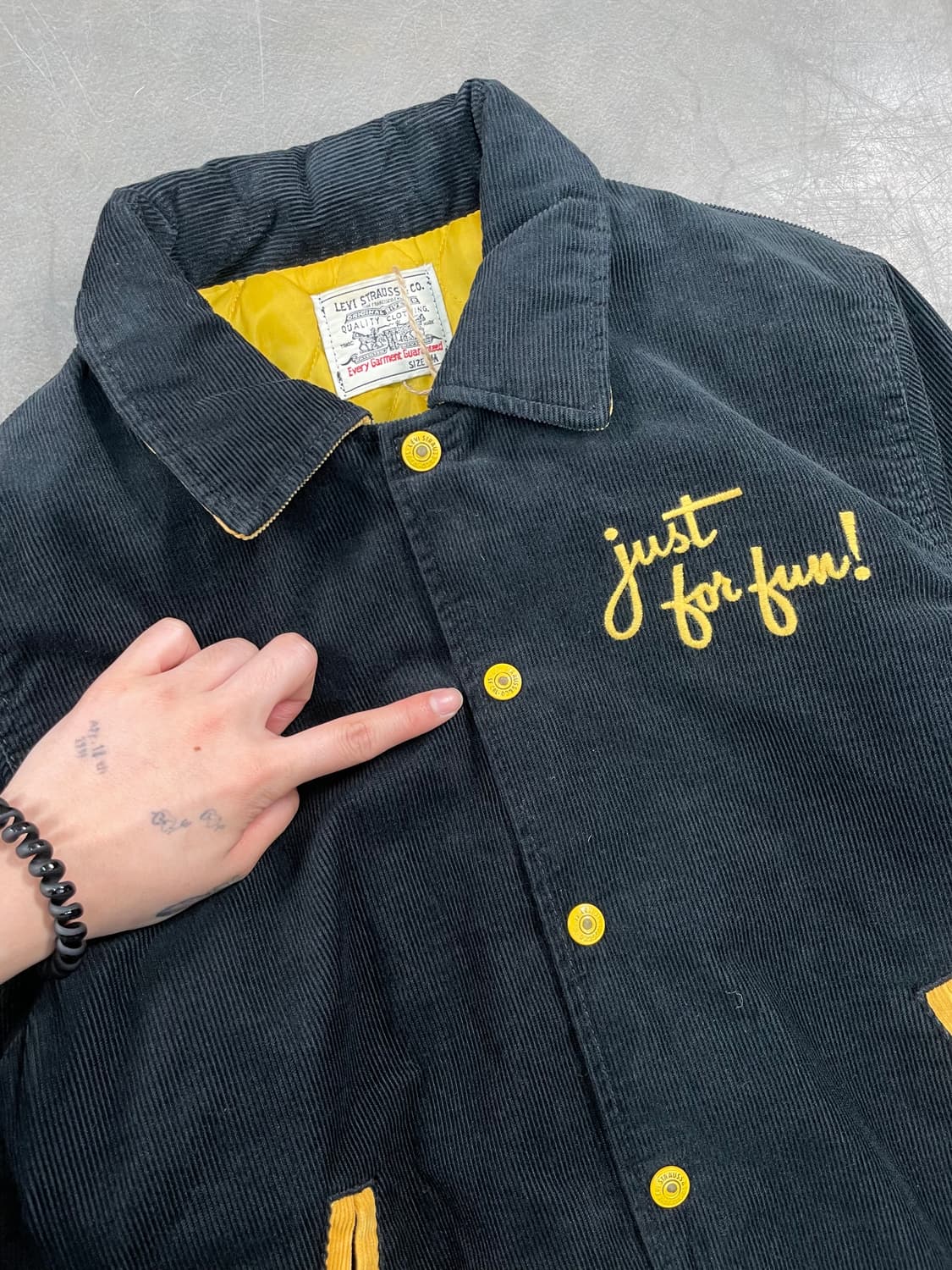 재팬 리바이스 코듀로이 바시티 자켓 상품이미지6