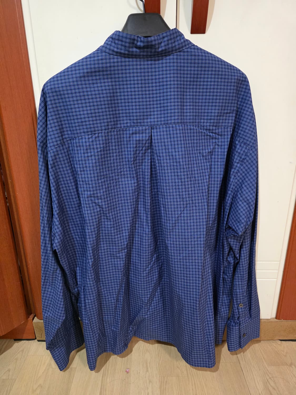 PAS-081 체크셔츠 블루M 상품이미지2