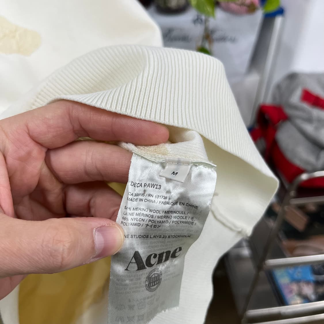 아크네스튜디오 맨투맨 M 상품이미지3