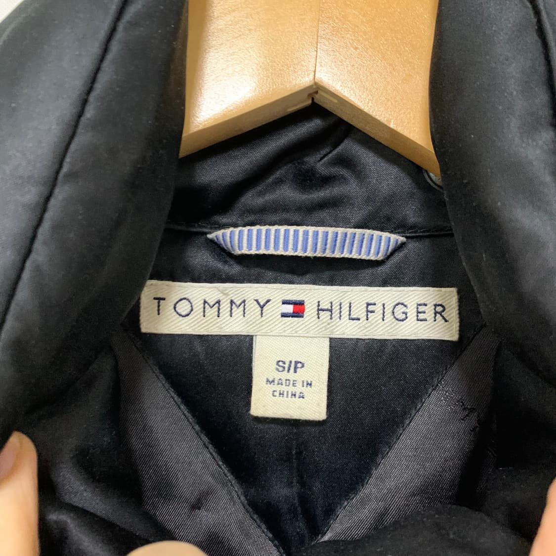 타미힐피거 블랙 포켓 패딩 자켓 점퍼 빈티지 S 상품이미지3