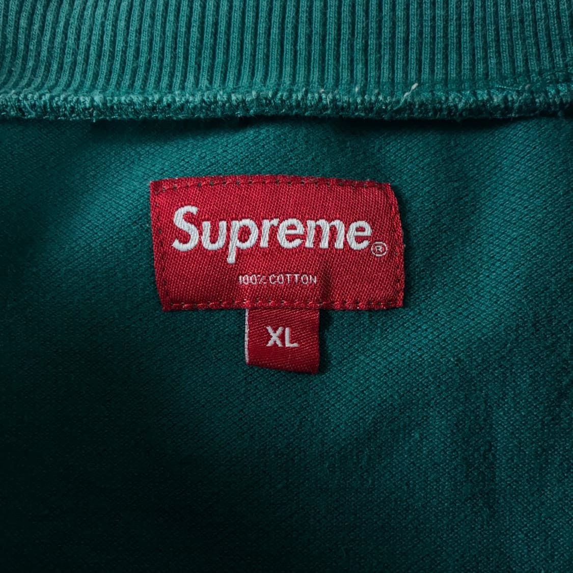 Supreme  슈프림 코튼 스몰박스 그린 맨투맨  상품이미지4