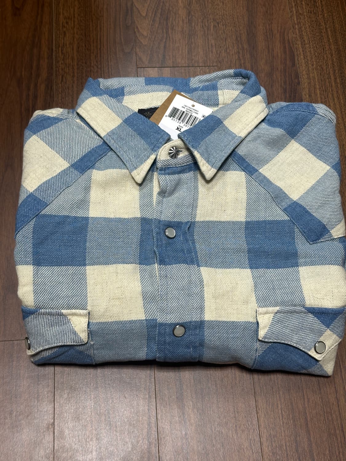 [XL] RRL 더블알엘 플래드 트윌 웨스턴 셔츠 새상품 상품이미지3