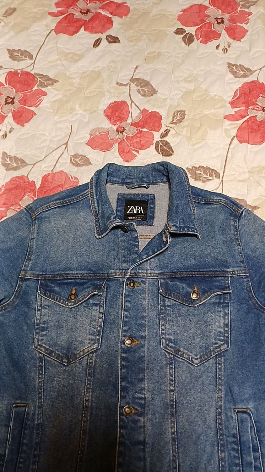 자라 청자켓 실측100 가슴54 기장66 상품이미지2