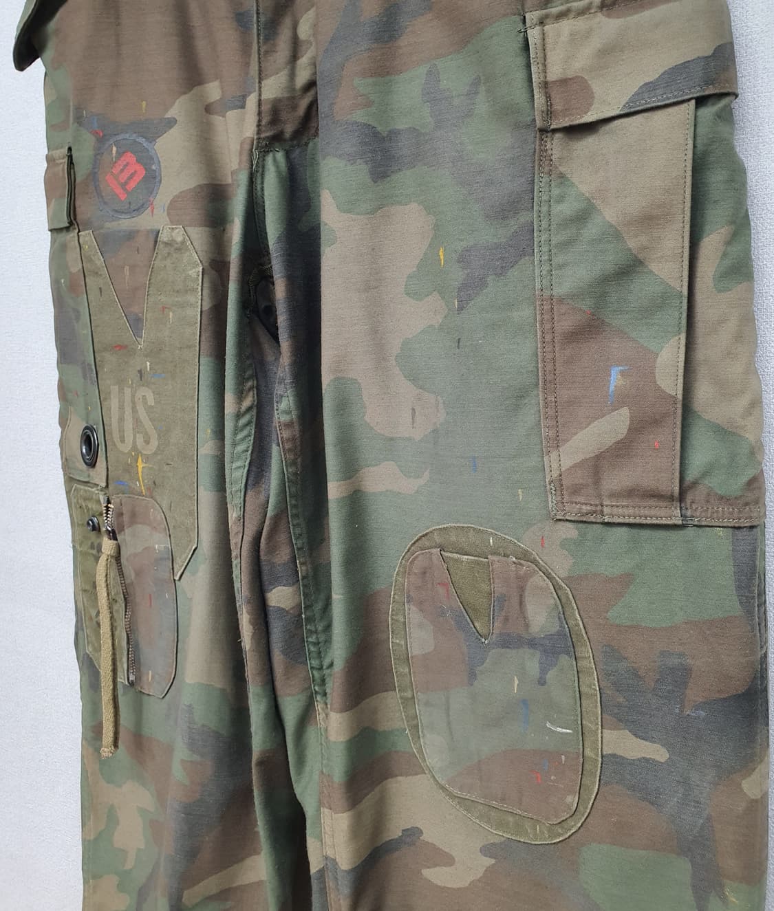미군 우드랜드 카모  m-65팬츠 빈티지 커스텀  상품이미지8