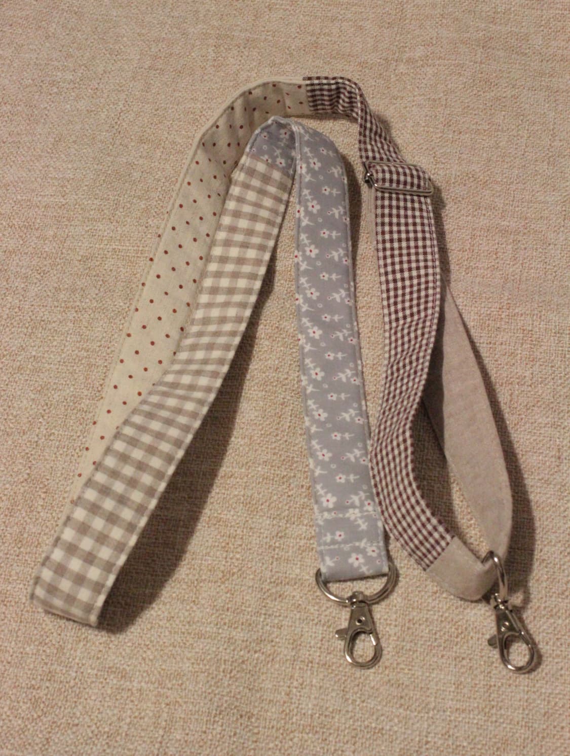 핸드메이드 패치워크 숄더끈 가방끈 상품이미지1