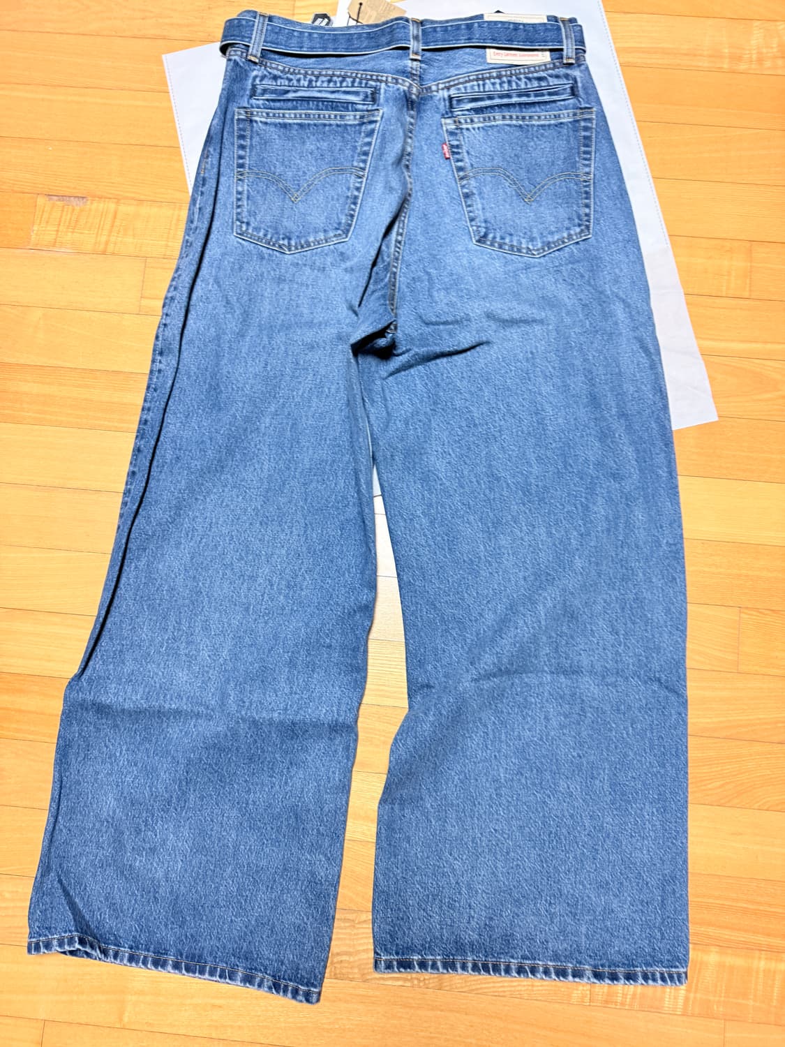 사카이 리바리스 데님 팬츠 블루 상품이미지4