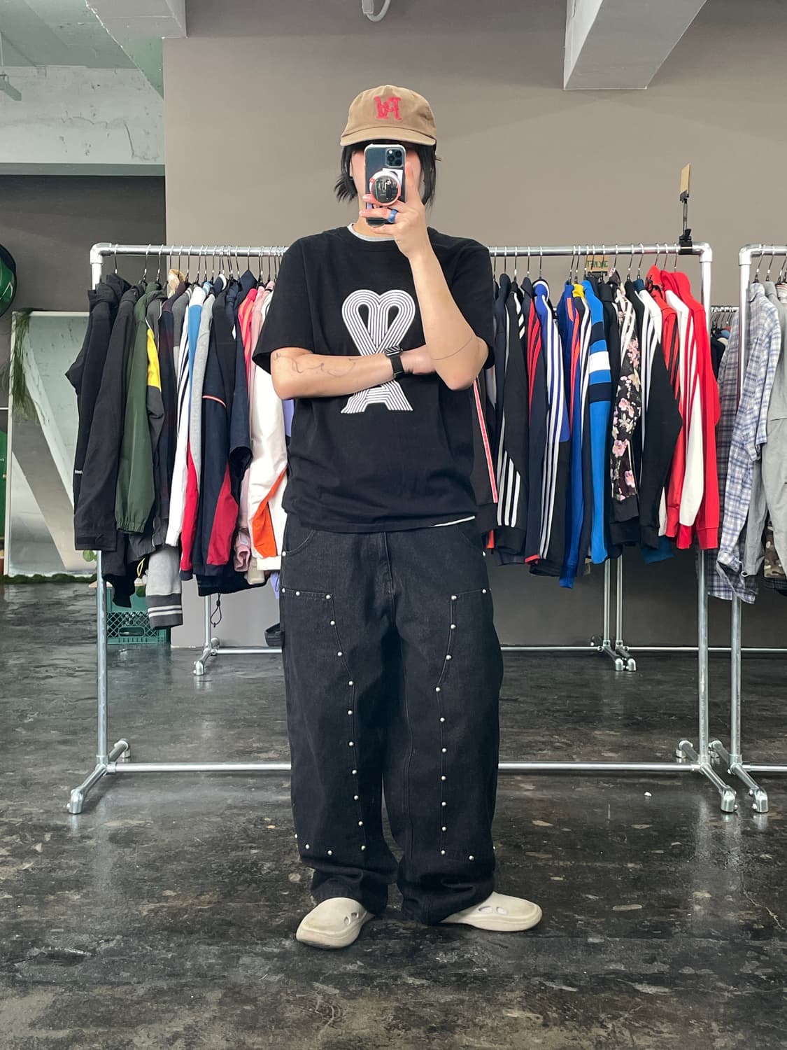 AMI 아미 프린팅 반팔 티셔츠  상품이미지3