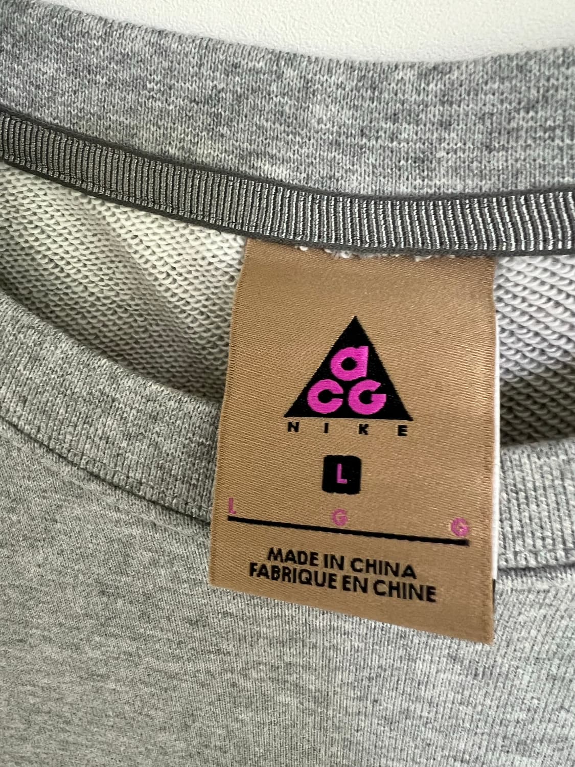 나이키 ACG빅로고 맨투맨 L 100 상품이미지5