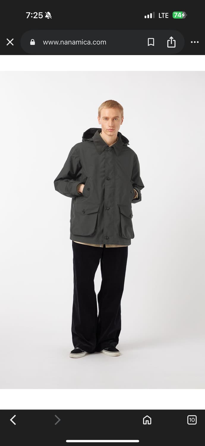 나나미카 퍼텍스 필드자켓 다크올리브 s사이즈 상품이미지2