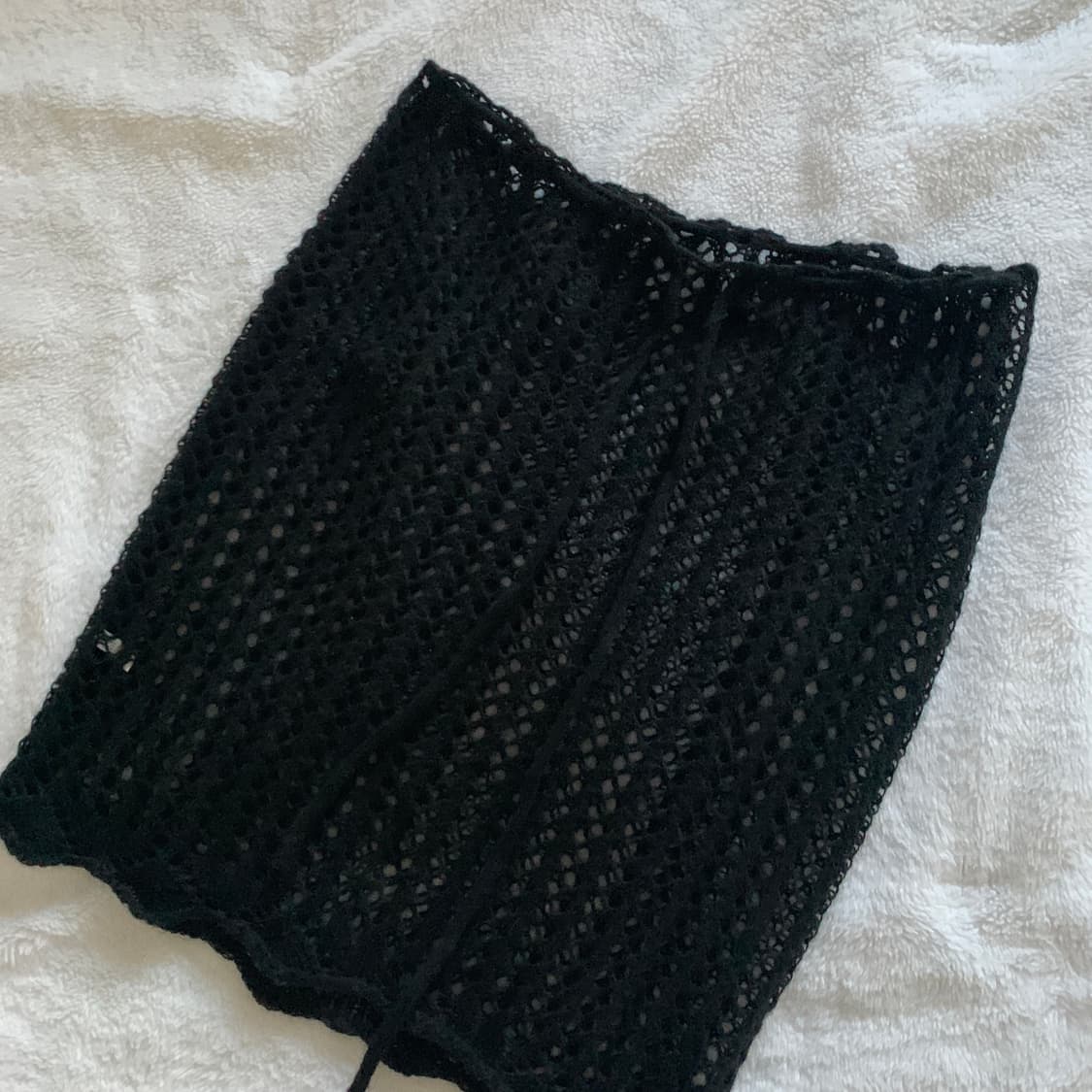 크로셰 니트 레이어드 스커트 상품이미지2