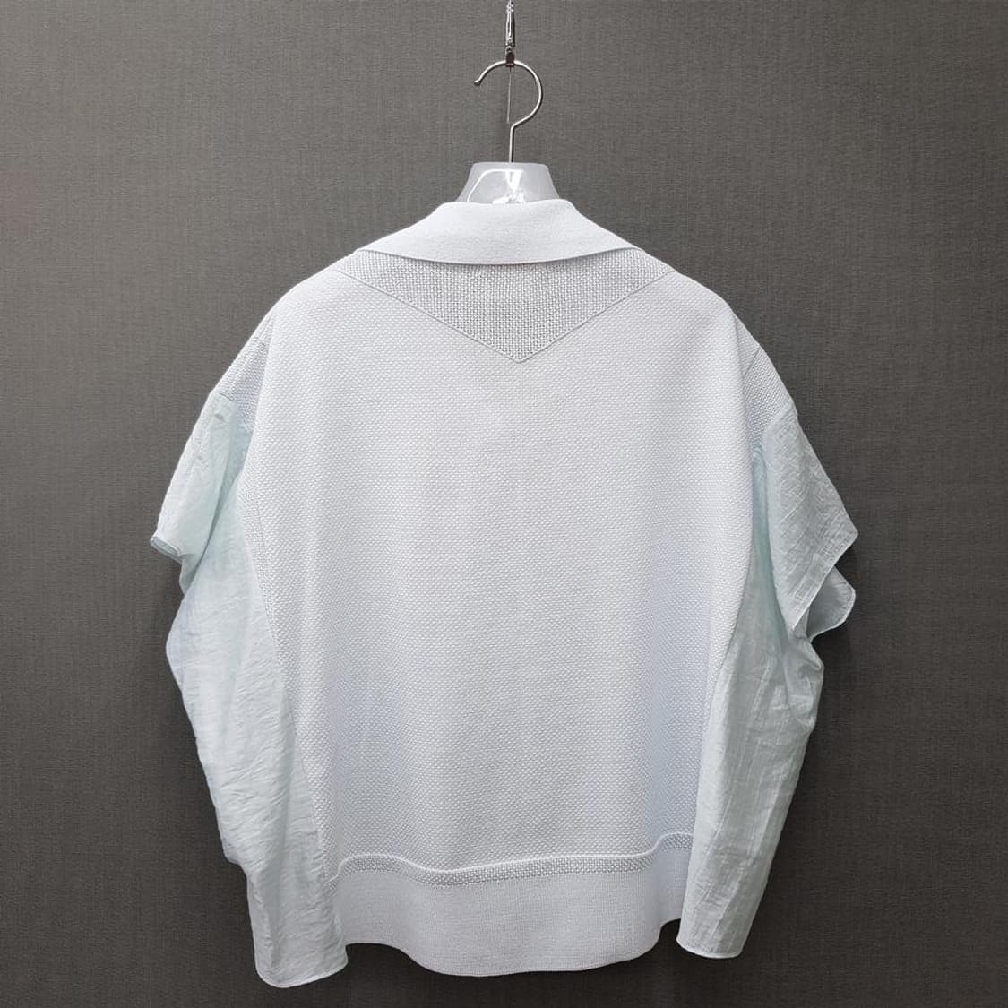 한섬 SJSJ 2024 텍스처 블록 조니 칼라 니트 F사이즈 상품이미지5