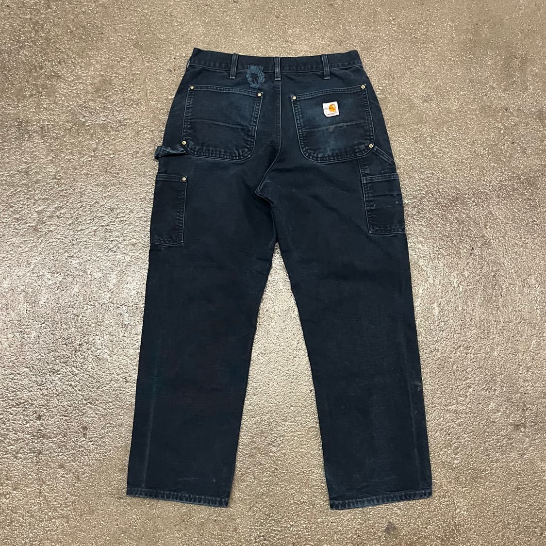 칼하트 블랙 더블니 팬츠 (30“) 상품이미지3
