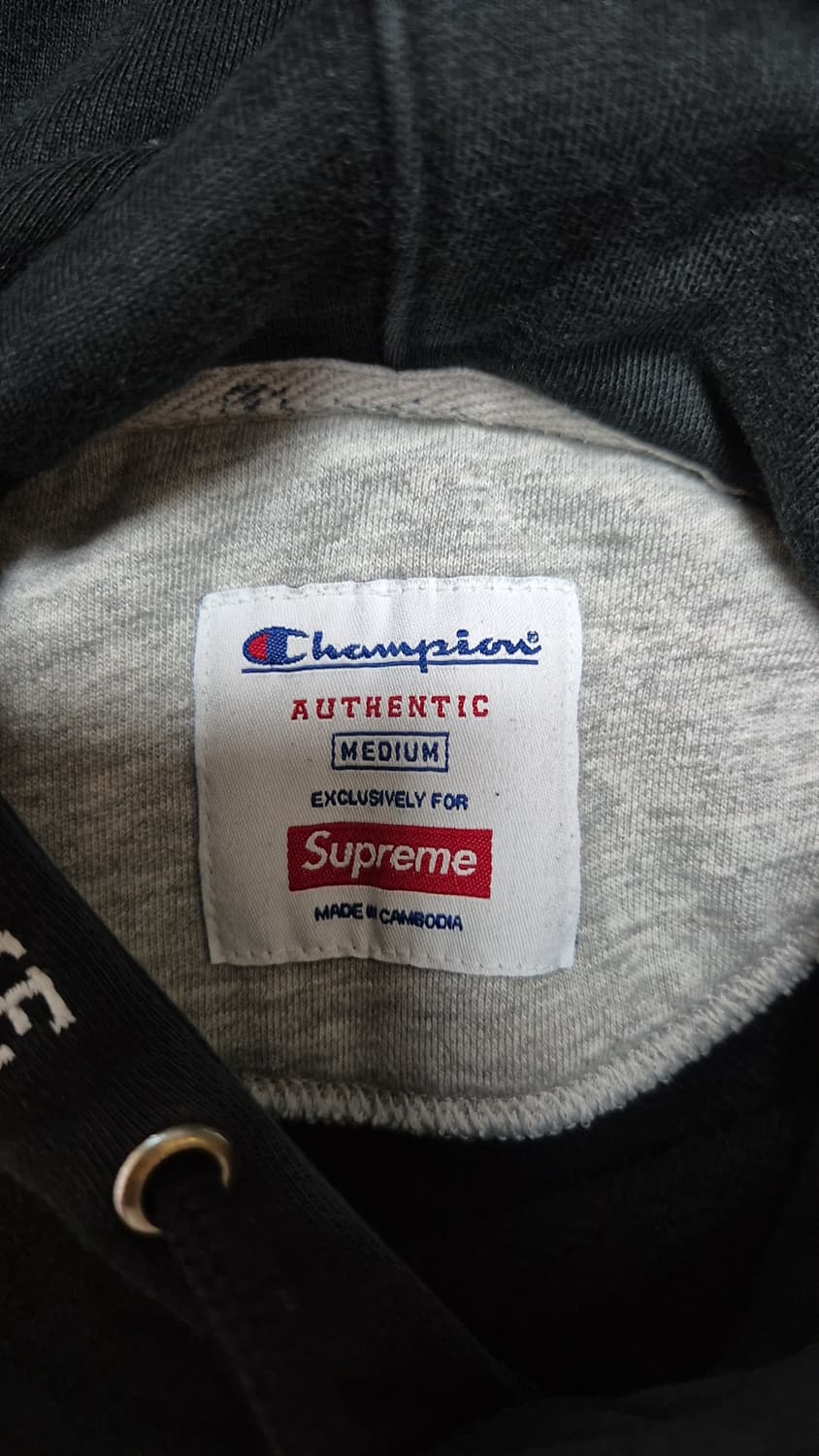 15FW 슈프림 챔피온 콜라보 후드 M 상품이미지3