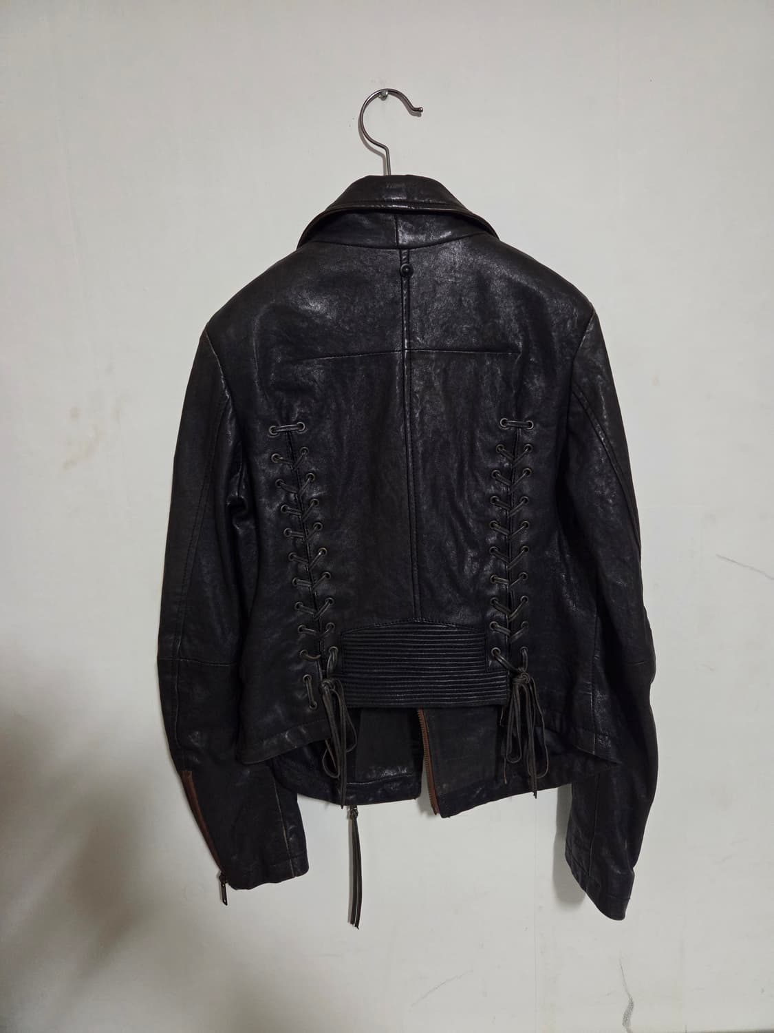 Diesel 가죽 라이더 자켓 XS 상품이미지2