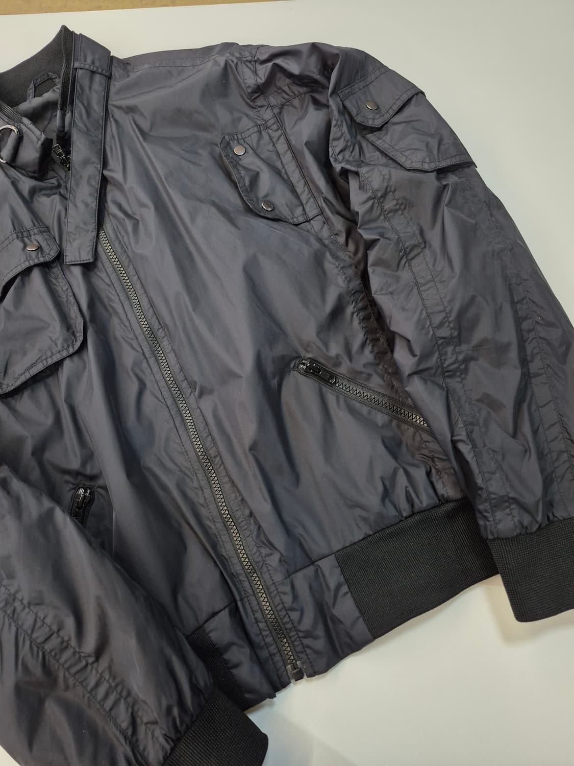 M) 새상품급)캘빈클라인 포켓 봄버 자켓 상품이미지6