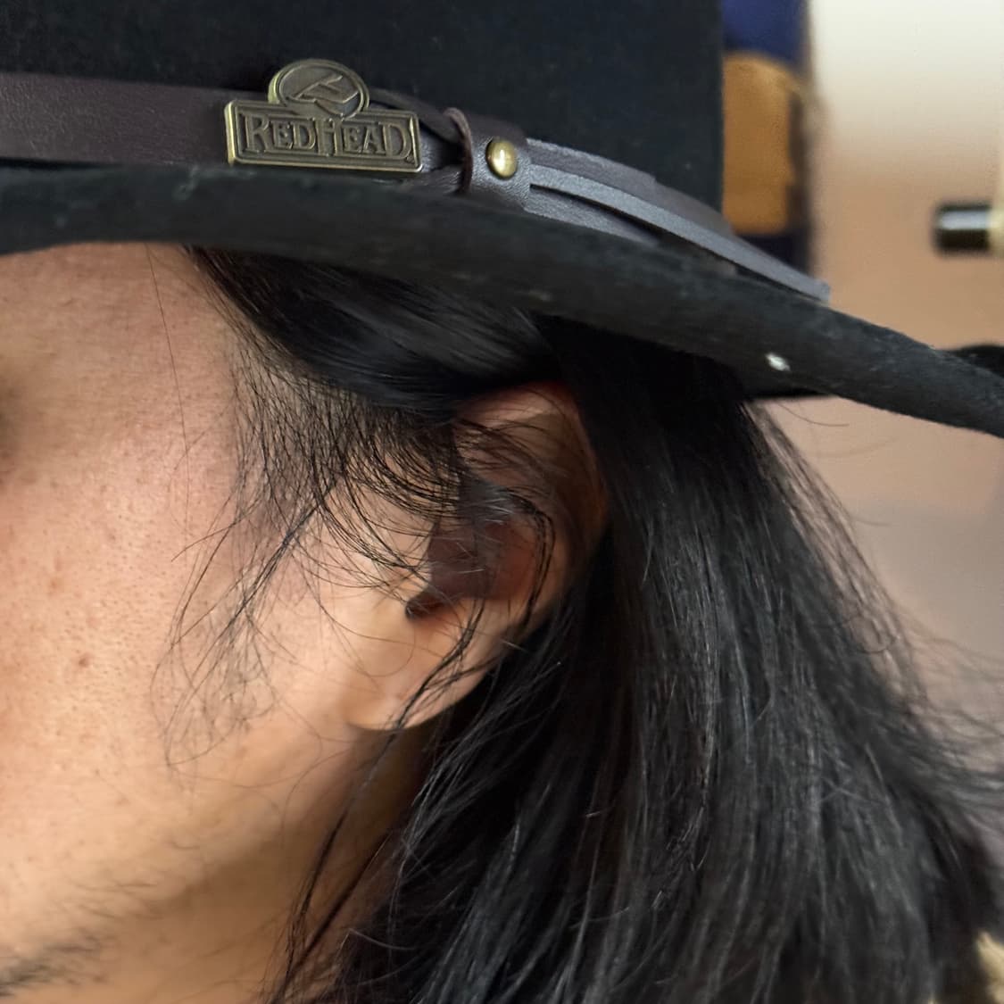 레드하우스 레더 스트랩 울 페도라 XL 상품이미지10