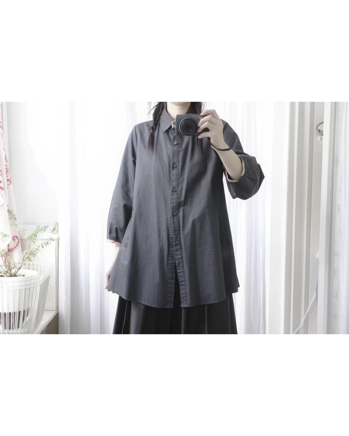 Black minimul shirts 상품이미지5