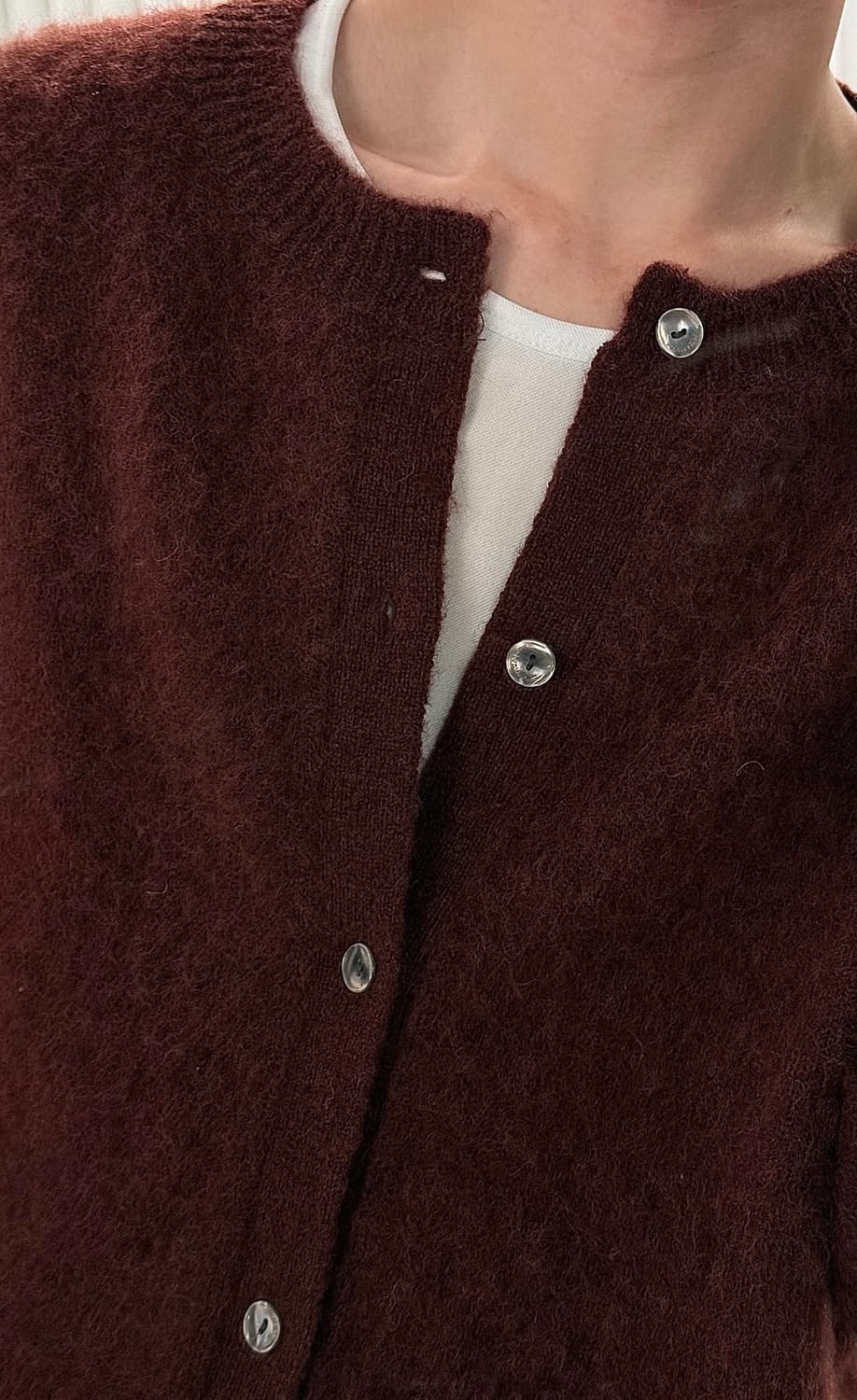 24fw 웨이비니스 모헤어가디건 2사이즈 상품이미지4