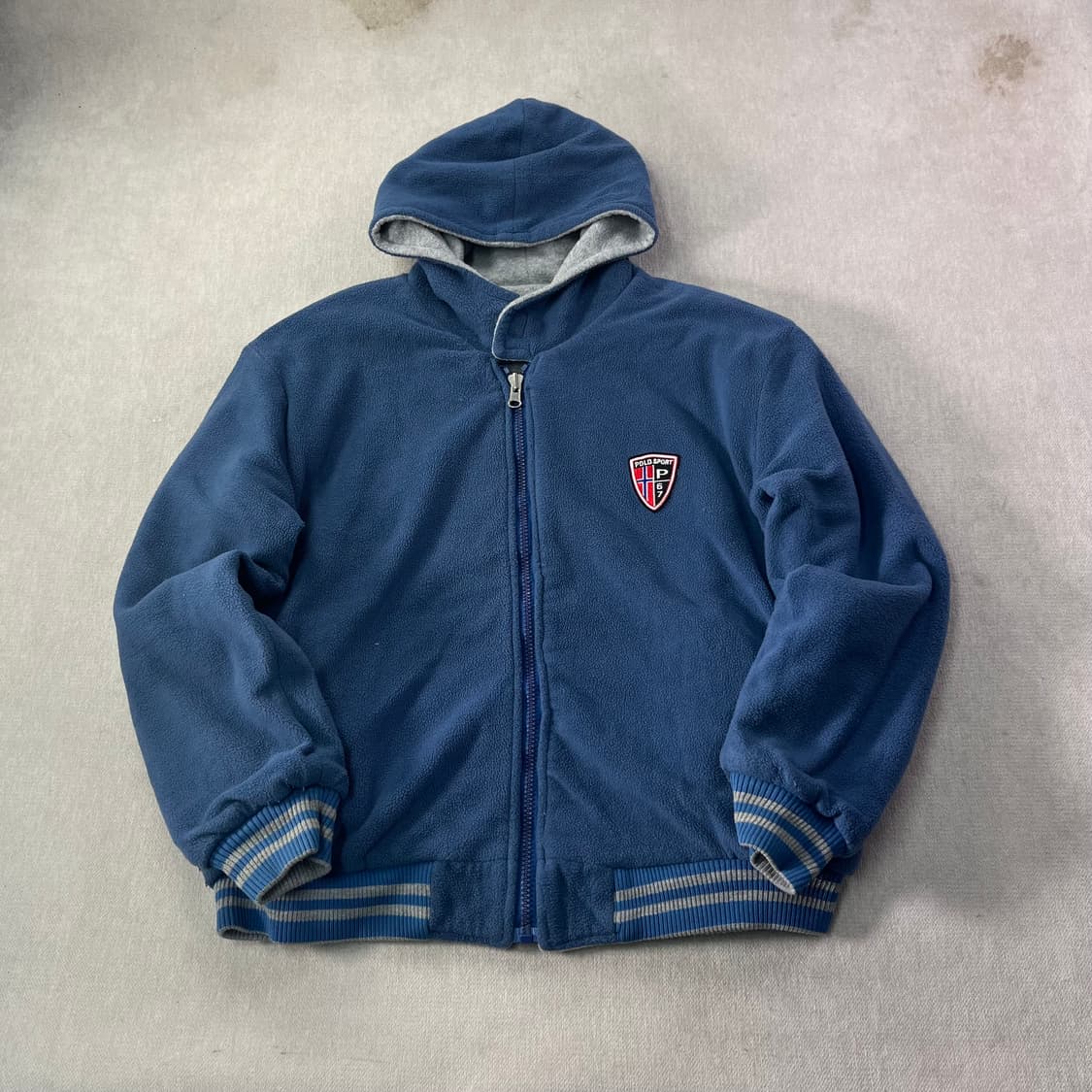 105 폴로랄프로렌 스포츠 리버시플 플리스 후디 자켓 상품이미지3