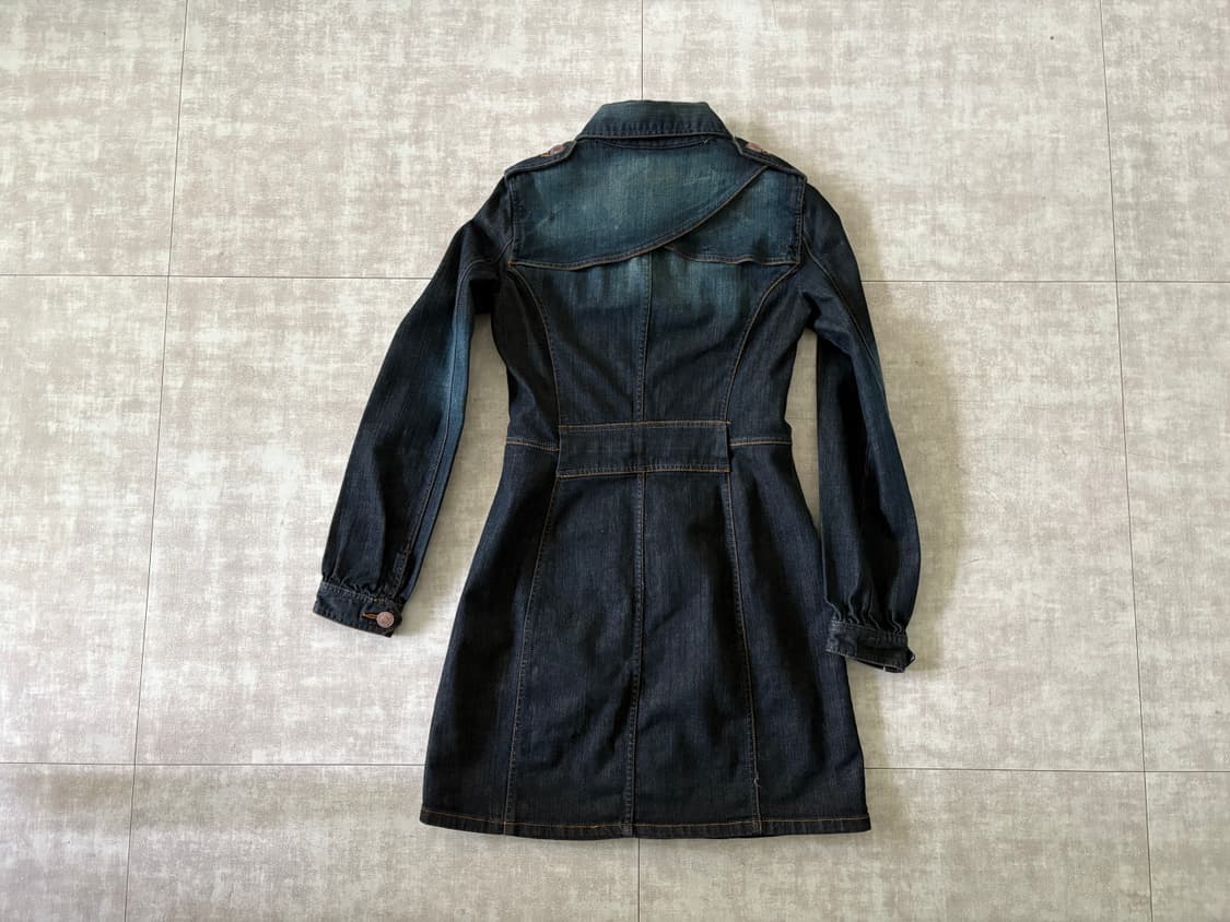 denim long shirt dress 상품이미지3