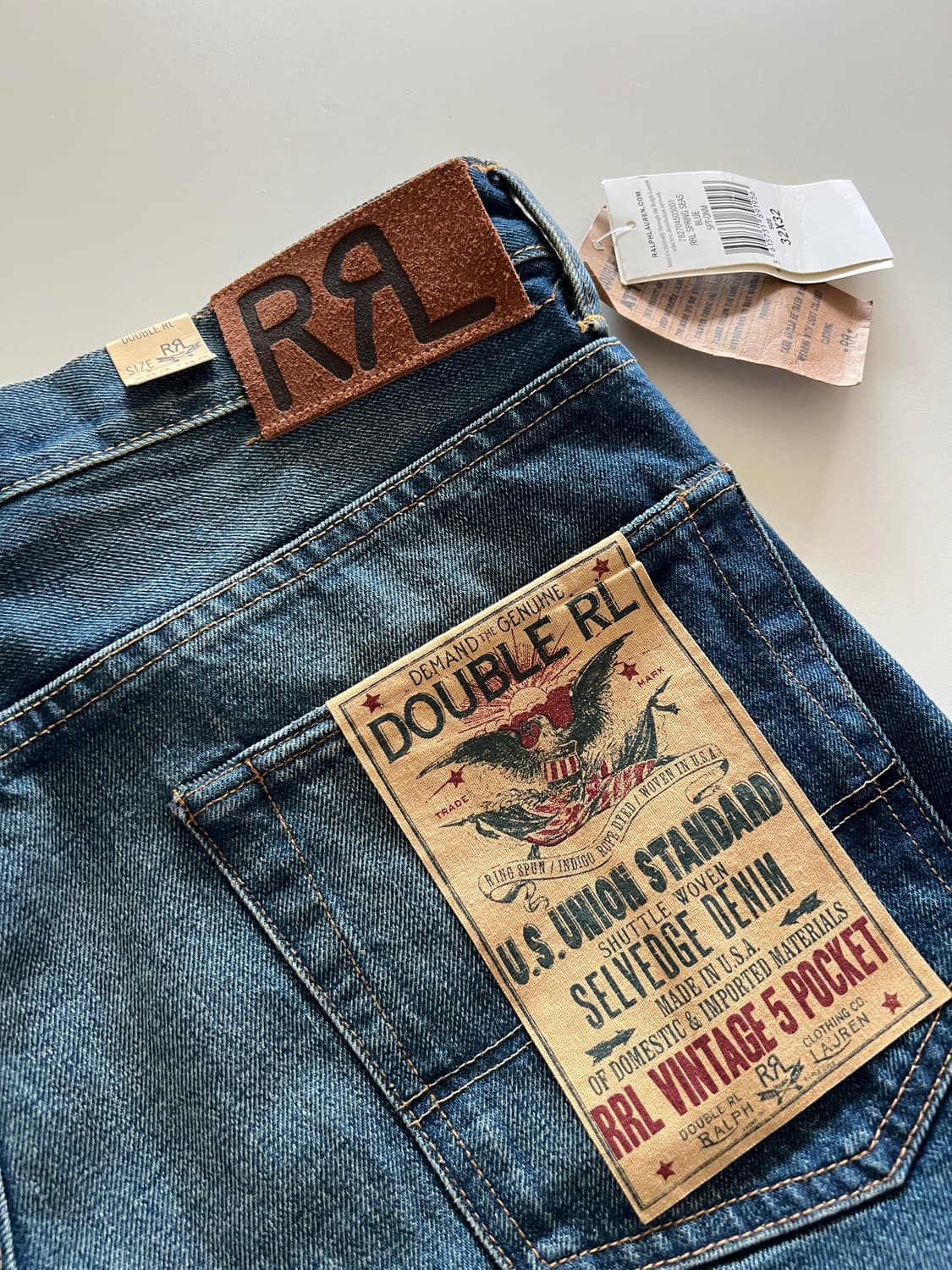 RRL 더블알엘 빈티지 5포켓 그랜드폴스 32x32 새제품 상품이미지3