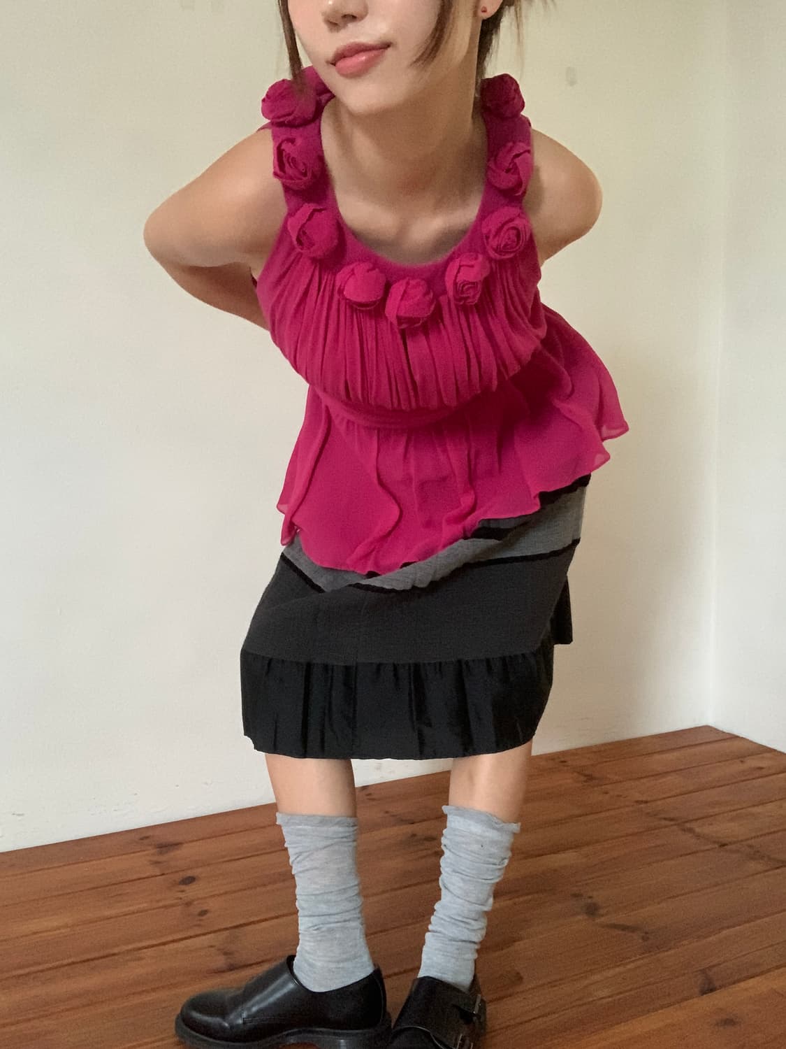 Rose Pleats Sleeveless 상품이미지7
