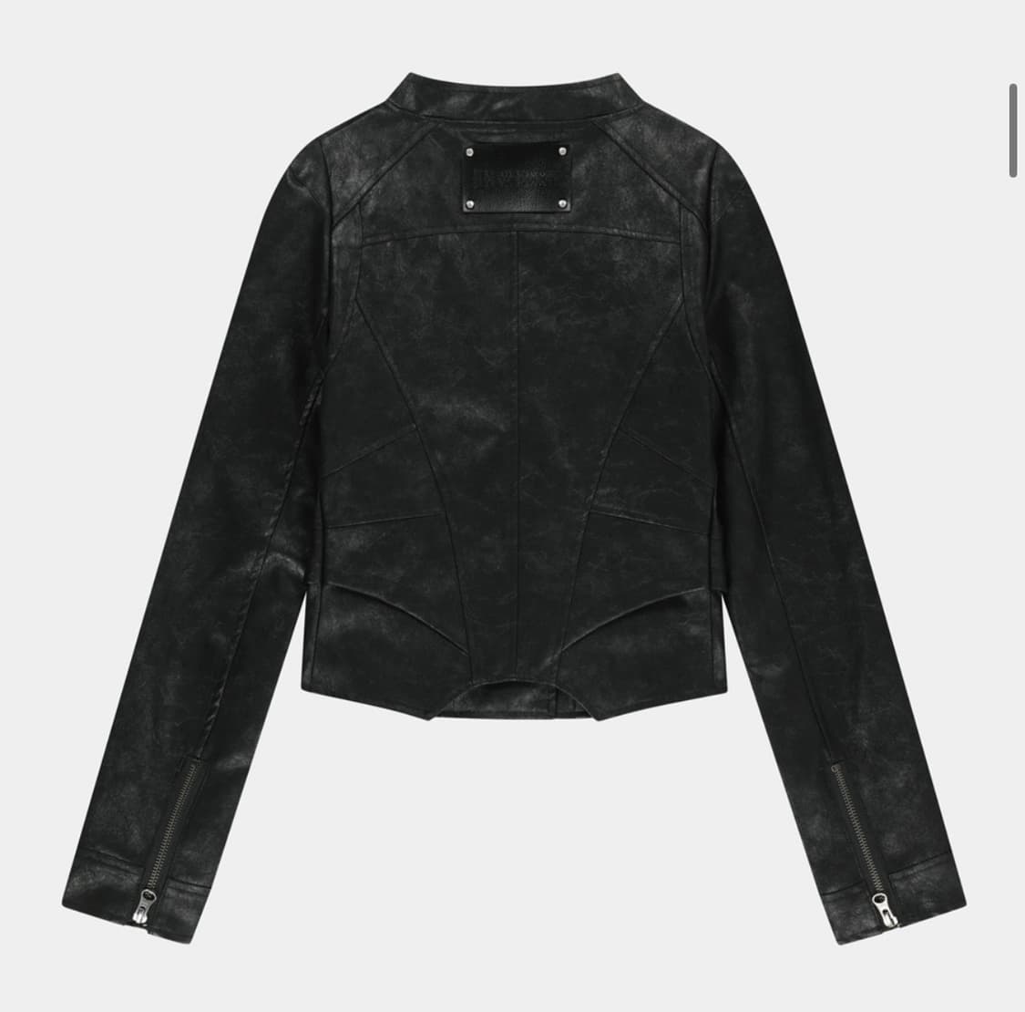 에트오소메 슬림 컷라인 레이싱 자켓 상품이미지3